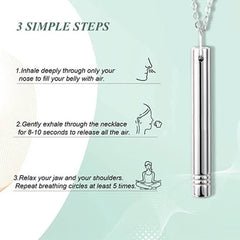 Breathing Necklace for Anxiety
